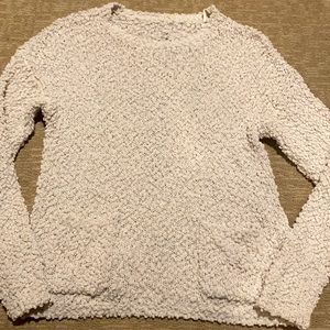 Lollipop cream sparkley sweater with pockets